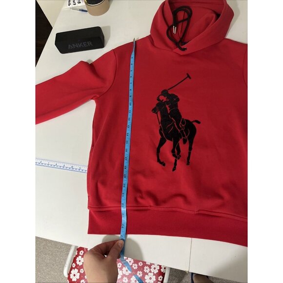 Polo Ralph Lauren Double-Knit Big Pony Velvet Graphic Pullover Men's Size S - Picture 11 of 11